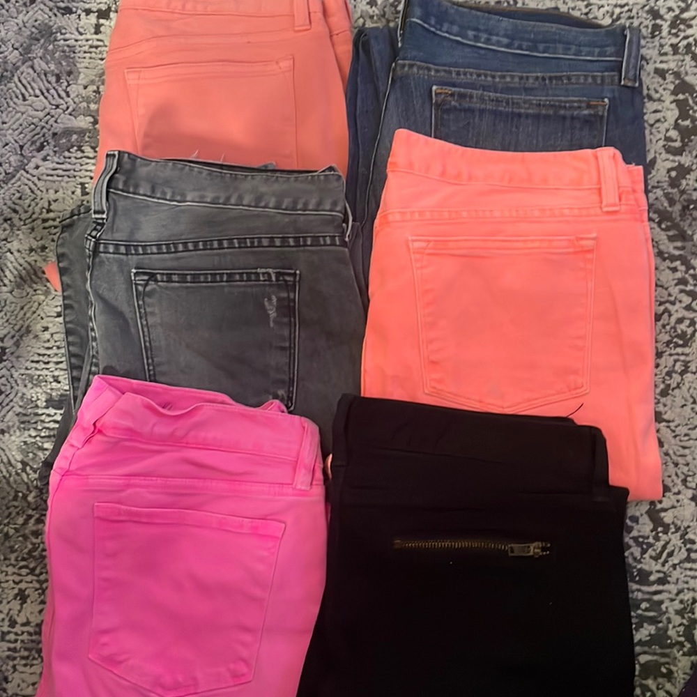 6 JCREW SZ. 29 Ankle Toothpick Jeans